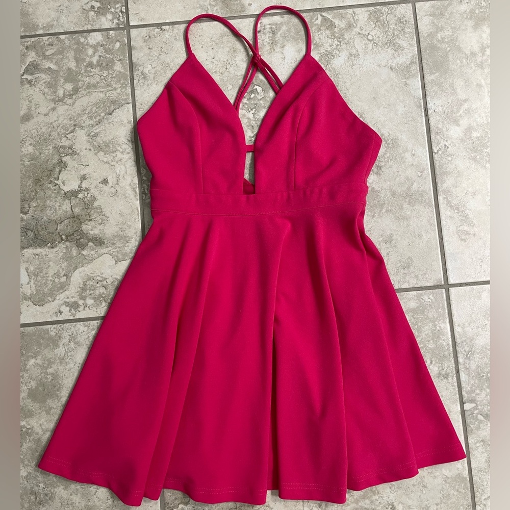 Forever 21 Hot Pink Mini Dress Size S